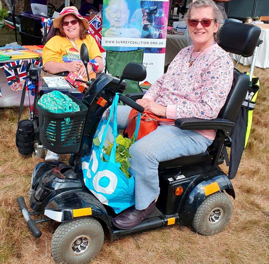 Coalition staff member and Coalition member at our stall at Cranleigh Carnival