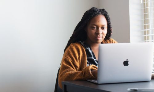 Women looking at a laptop